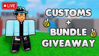 🔴LIVE Roblox Bedwars UPDATE DAY + NEW BUNDLE!🎂Customs For ROBUX + IM UNBANNED..🥷 33.7k?