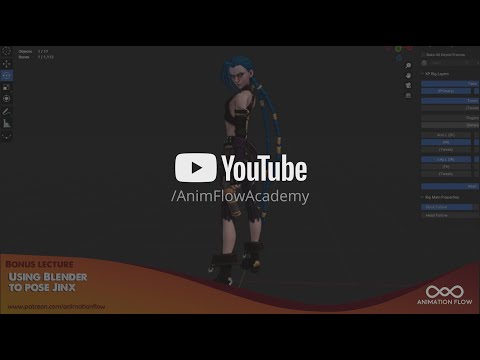 How to Make Appealing Poses - Jinx in Blender