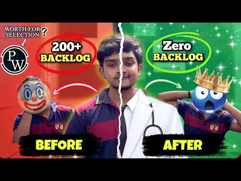 My Strategy To Cover 4 Month’s Backlogs📚🎯| Yakeen 2.0| NEET 2026 #physicswallah #studyvlog