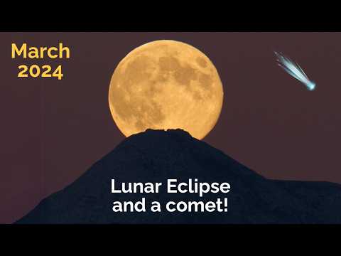 Don't Miss These Astronomy Events in March 2024 | Lunar Eclipse | Meteor Shower | Devil Comet