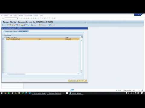 ABAP Course 10 - Dialog Prog Part 9 - Demo Screen Mode (Display / Change / Create)
