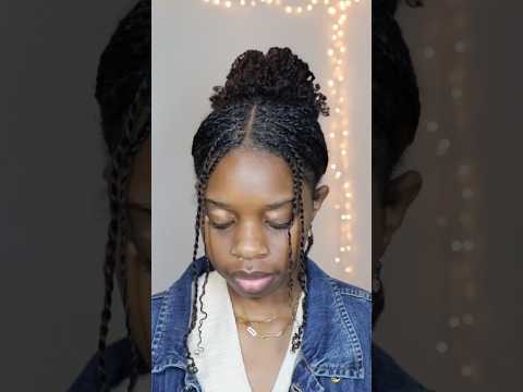 Day 45 #naturalhair #minitwistsonnaturalhair #minitwiststyles #holidayhairstyle #shorts #naturalhair