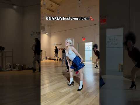GNARLY IN HEELS💚⛓️ Use code "YULIA" for 10% off at BurjuShoes.com! #katseye #gnarly #kpopdance #fyp