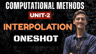 Interpolation in CM Unit 2 | Newton, Lagrange, All Methods Simplified