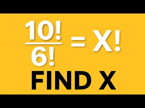 Factorial Problem Explained Step by Step | Math Olympiad