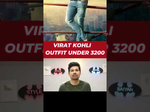 Virat Kohli Fashion Hacks #shorts #viratkohli #fashiontrends