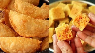 పండక్కి స్పెషల్ రెసిపీస్ కజ్జికాయలు,గుల్ల మైసూర్ పాక్👌😋Kajjikayalu | Mysore Pak Recipe | Easy Sweets