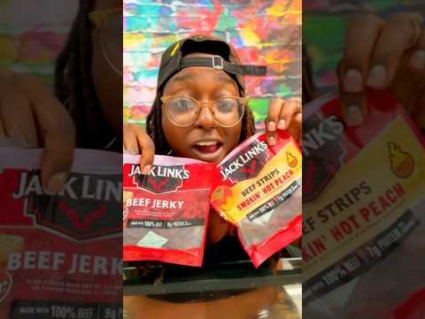 Jack Links New DR PEPPER Beef Jerky & Limited Edition Smonkin Hot Peach ‼️ #shorts #new #jacklinks