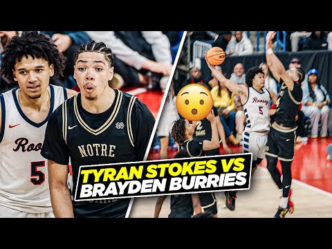 #1 Ranked Player Tyran Stokes Vs #2 Ranked SG Brayden Burries Championship SHOWDOWN!