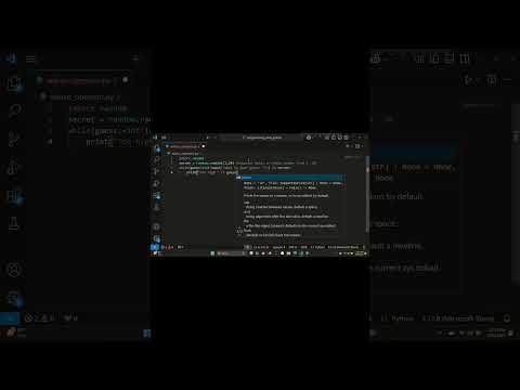 Number Guessing Game With Python's walrus operator🌊