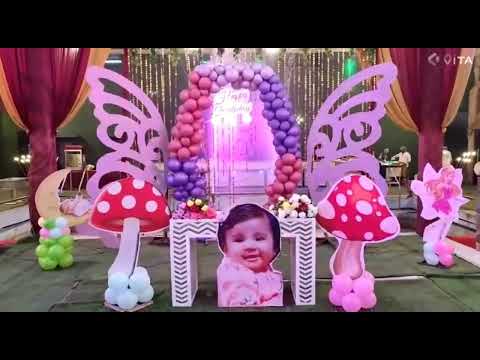 Mushroom Birthday Decor of our baby girl !!Fairy Princess Theme 👸!!Highlights...