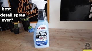 IS THIS THE BEST DETAIL SPRAY EVER? SONAX BRILLIANT SHINE DETAILER REVIEW
