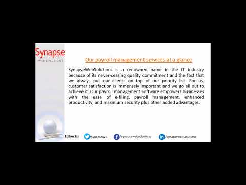 SynapseWebSolutions Payroll Software Development Services