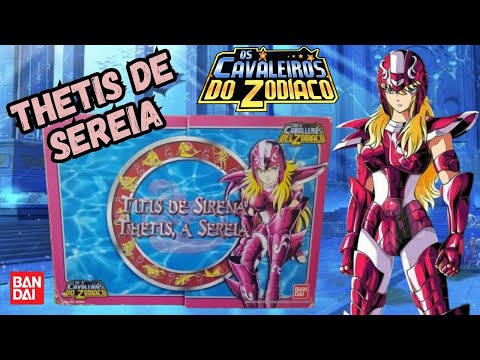 Review Cavaleiros do Zodíaco Thetis de Sereia vintage Bandai 2004