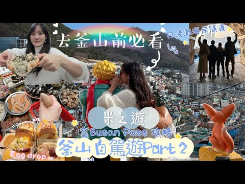 韓國🇰🇷釜山vlog2024|自駕遊Part2|Runningman體育館｜甘川洞文化村｜白淺灘海岸隊道｜札嘎其市場｜BIFF 廣場｜釜山自由行｜韓國自由行｜廣東話