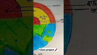 Class Project (Geography) #project #shorts #youtubeshorts #drawing