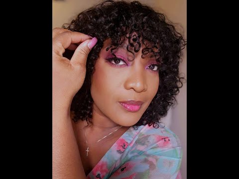 Spring date night makeup look/GRWM #makeupforbeginners #makeuplook #beauty #pinkeyemakeup
