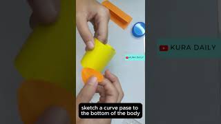 PAPER CRAFT FOR KIDS#fyp #learningactivitiesforkids #easycraft  #craftforkids #crafttutorial #short