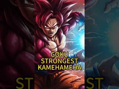 goku daima strongest kamehameha wave #kamehameha #goku #dragonballdaima #supersaiyan4 #anime