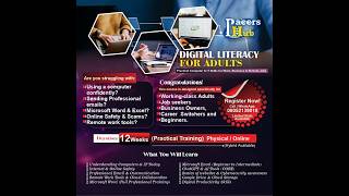 How to Fill & Create Online Forms Professionally | Digital Literacy for Adults (Sample Training)
