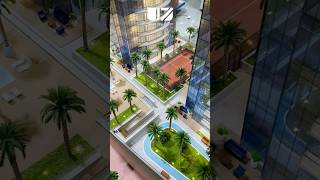 Model Making process of modern residential tower in Dubai #modelmaking #shorts