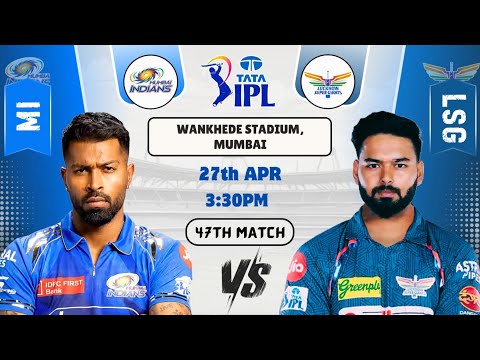 MI vs LSG Today Match Prediction | Mumbai Indians vs Lucknow Super Giants IPL 2025 45th Match