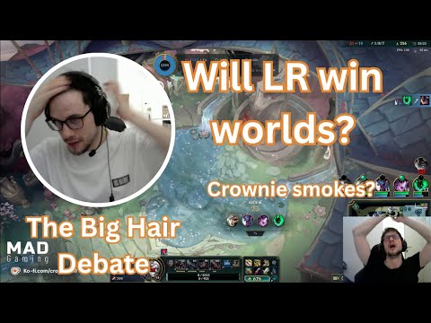 Is Crownie going bald?? 🧑‍🦲 | LR road to Worlds | Is he smoking??