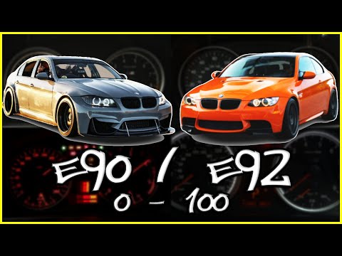 BMW 3 Series E90/E92 (0-100 KM/H) (0-60 MPH) ACCELERATION BATTLE