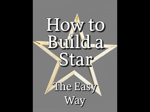 How to Build A Star with a Miter Saw or a Speed Square  (Ep.2)