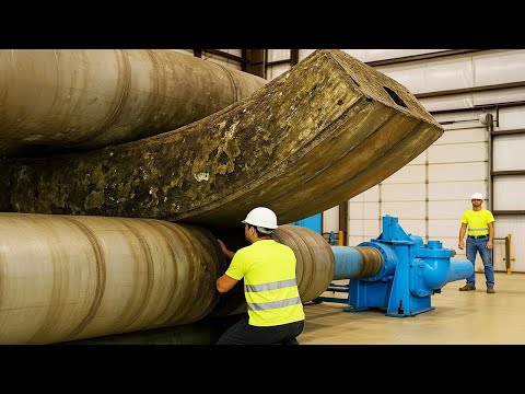 Biggest Heavy Duty Plate Rolling Metal Bending Machines - Massive Oversize Welded Beam Manufacturing