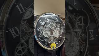 “Waltz from Coppélia” on Rhythm’s “Chronograph (Black/Silver)” Magic Motion Wall Clock - 4MH442WU08