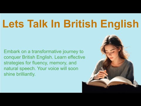 Lets Talk In British English🔥 | English Stories | English Audio Story | Improve Your English