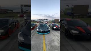 A Bugatti Divo joins a Chiron and a Veyron