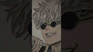 I Draw gojo💀☠️ watch till the end 🔥#shorts #drawing #gojo #anime #jjk #art #gojosatoru