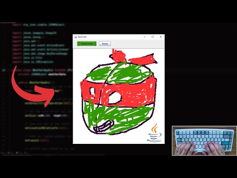 ASMR Programming - Java Paint Application - Java Swing Project