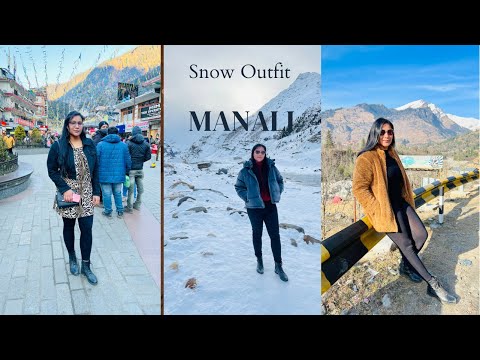 Manali mini vlog | Manali outfit ideas | Snow outfits | what I Wore In Manali | manali in winter |