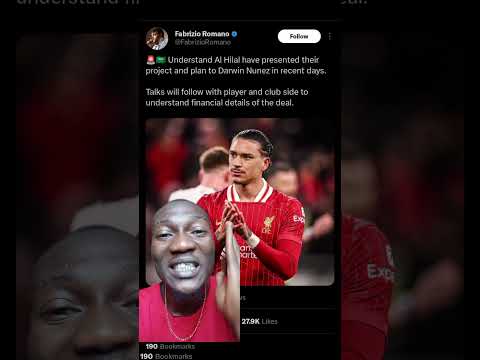 #darwin #nunez to leave #Liverpool for #AL Hilal. #football #trending #viral #lfc #epl #uefa #news