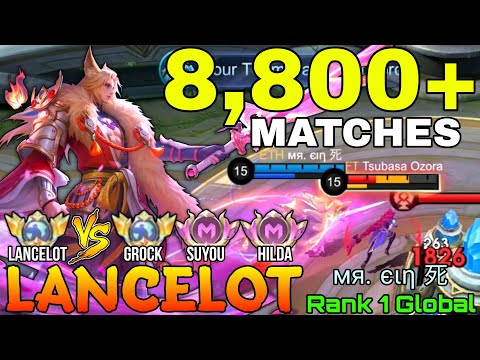 8,800+ Matches Lancelot VS Top Tier Enemies - Top 1 Global Lancelot by мя. єιη 死 - Mobile Legends