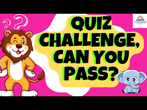 Quiz Challenge for kids | Preschool Activity for kids | Brain Boost Activity #quiztest #kidsquiz 🎲🤯🧠