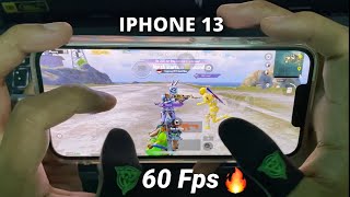 IPHONE 13 TEST PUBG MOBILE IN 2025 | Smooth+60Fps🔥🔥 Erangel Gameplay !!!