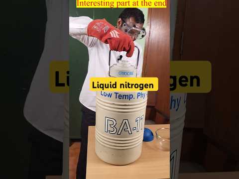 Liquid nitrogen introduction #physics #science #mandalstudy #experiment