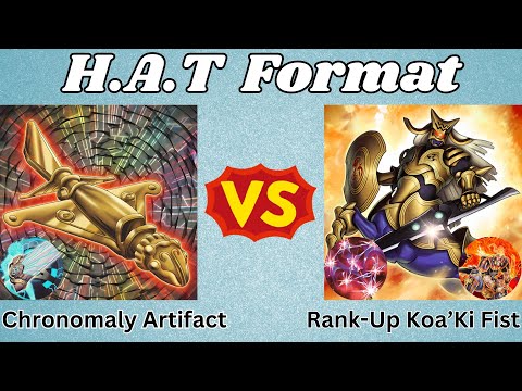 Chronomaly Artifact Vs Rank-Up Koa'ki Meiru Fire Fist! | HAT Format Replay Review! | 2014 Yu-Gi-Oh!