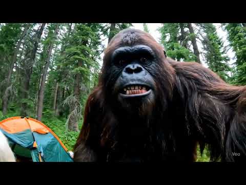 Bigfoot vlogs vlogging with yeti stealing food from campers
