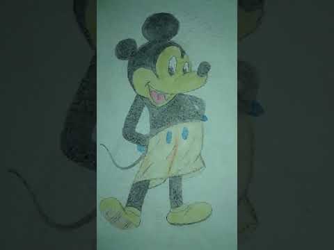 Mickey mouse  painting