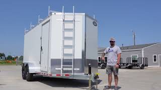 CellTech Trailer with Roof Rack and Ladder