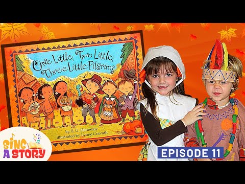 🦃📚 Counting Practice w/1 Little, 2 Little, 3 Little PILGRIMS | INTERACTIVE Sing-Along | THANKSGIVING