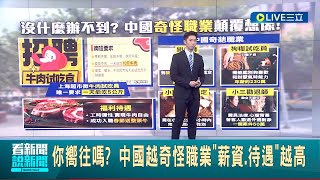 夢想中的工作? 中國奇怪職業"牛肉試吃員"薪資.待遇高 比誰的職業更奇怪! 狗糧試吃員年薪可達230萬...｜主播 鄧崴｜【國際大現場】20230818｜三立新聞台