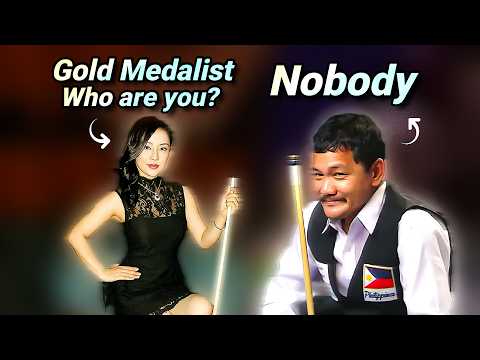 Very Talented PLAYER Thinks She CAN OUTPLAY The Great EFREN REYES