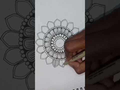 How to draw mandala #drawing #mandalarts #howtodraw