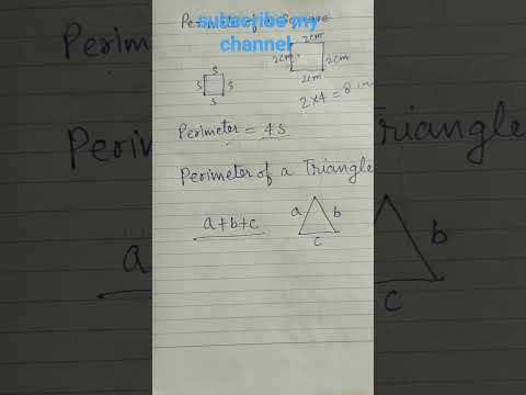 Perimeter of a Triangle 📐#mathematics #solution #ShinyEsha